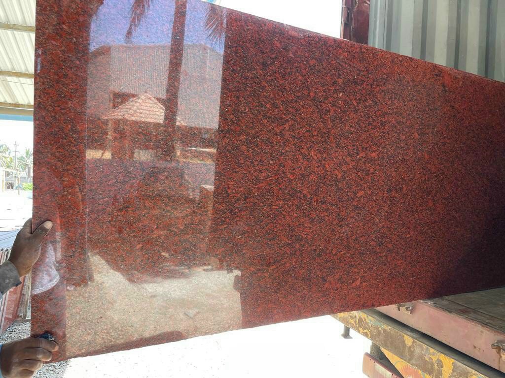 Đá GRANITE Đỏ Mắt Cáo Ấn Độ